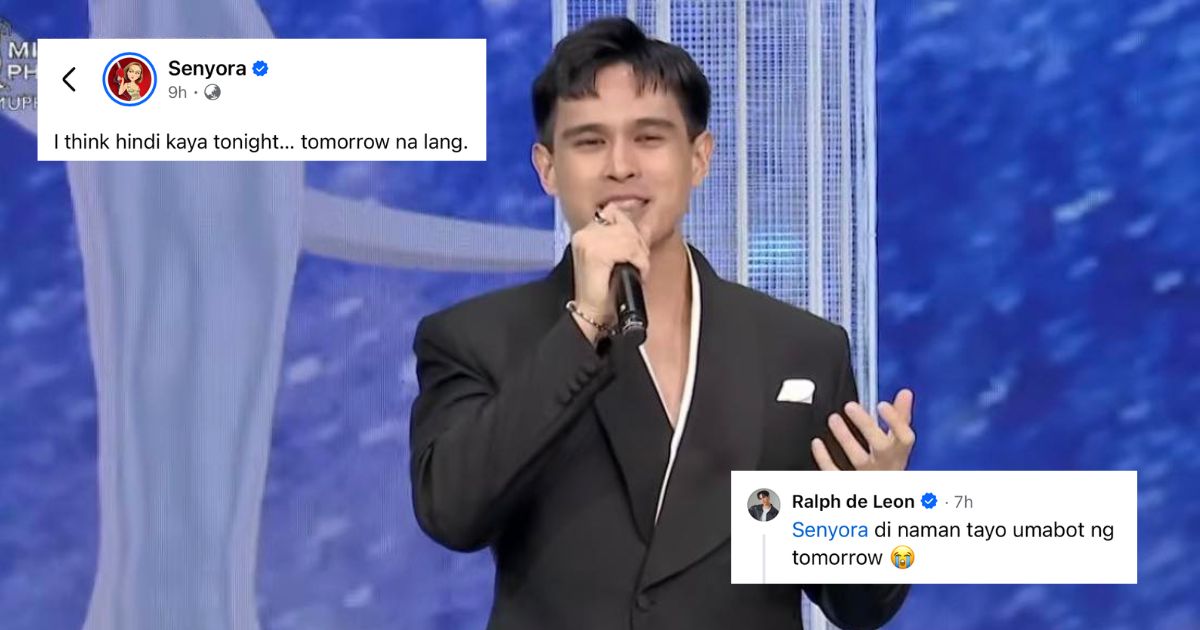 Ralph de Leon reacts to Miss Universe Philippines 2026 meme after tech issues during hosting