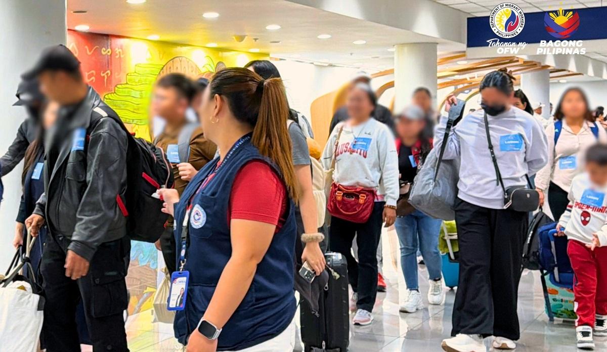 205 Pinoys repatriated from Kuwait, Abu Dhabi
