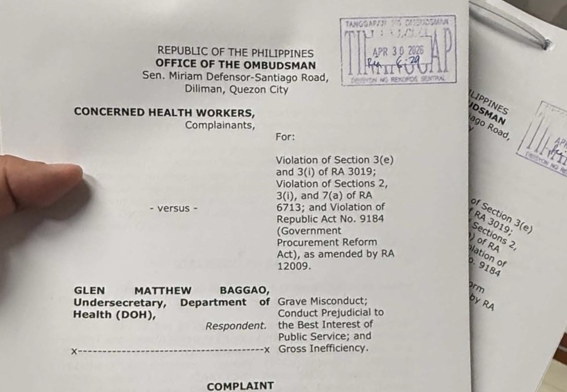 Raps filed vs. DOH usec over gov't contracts won by brother's firm; official denies
