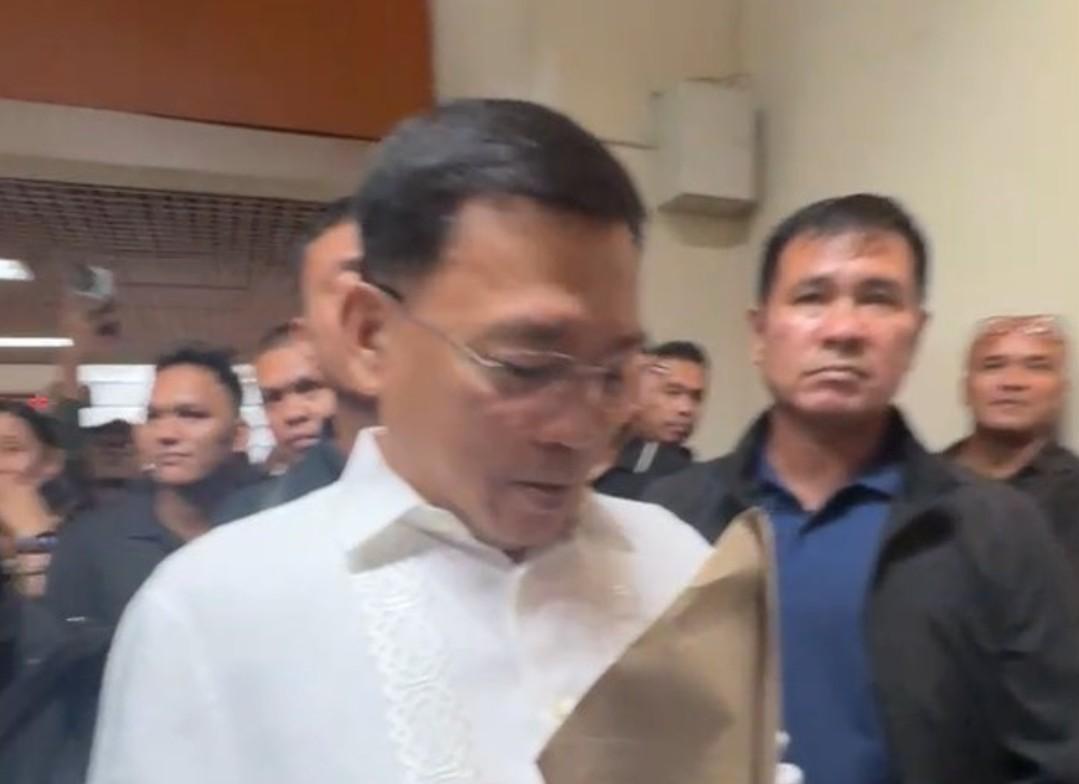 Atty. Levito Baligod and 18 ex-Marines at Senate, June 8, 2026