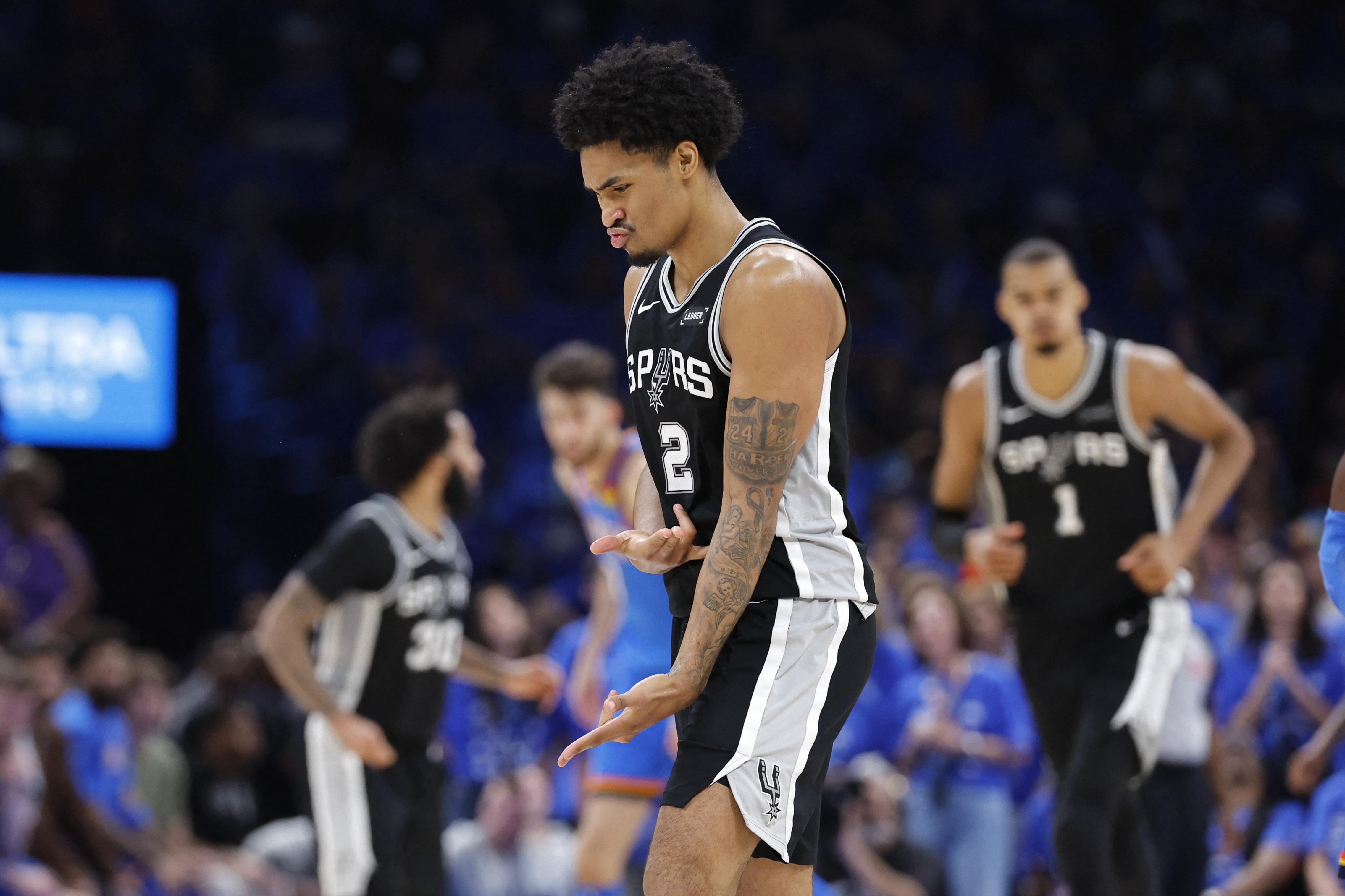NBA: Dylan Harper of the San Antonio Spurs