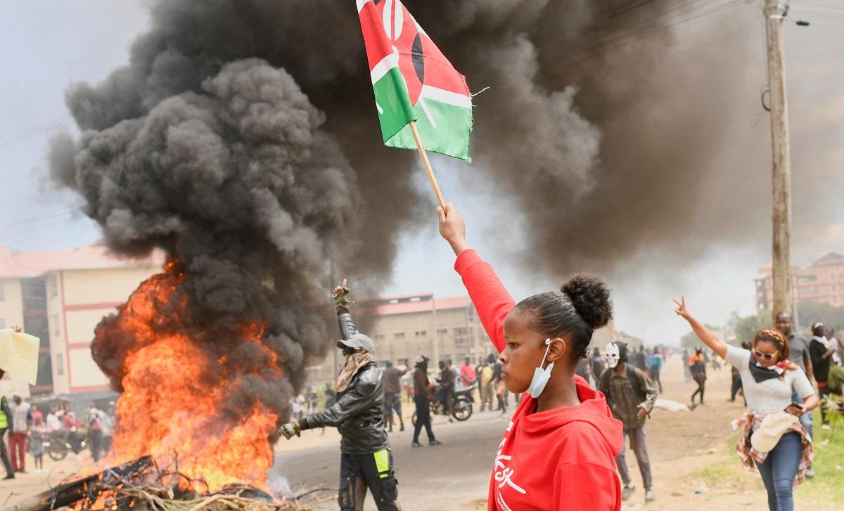 Hundreds protest against planned US Ebola quarantine facility in Kenya