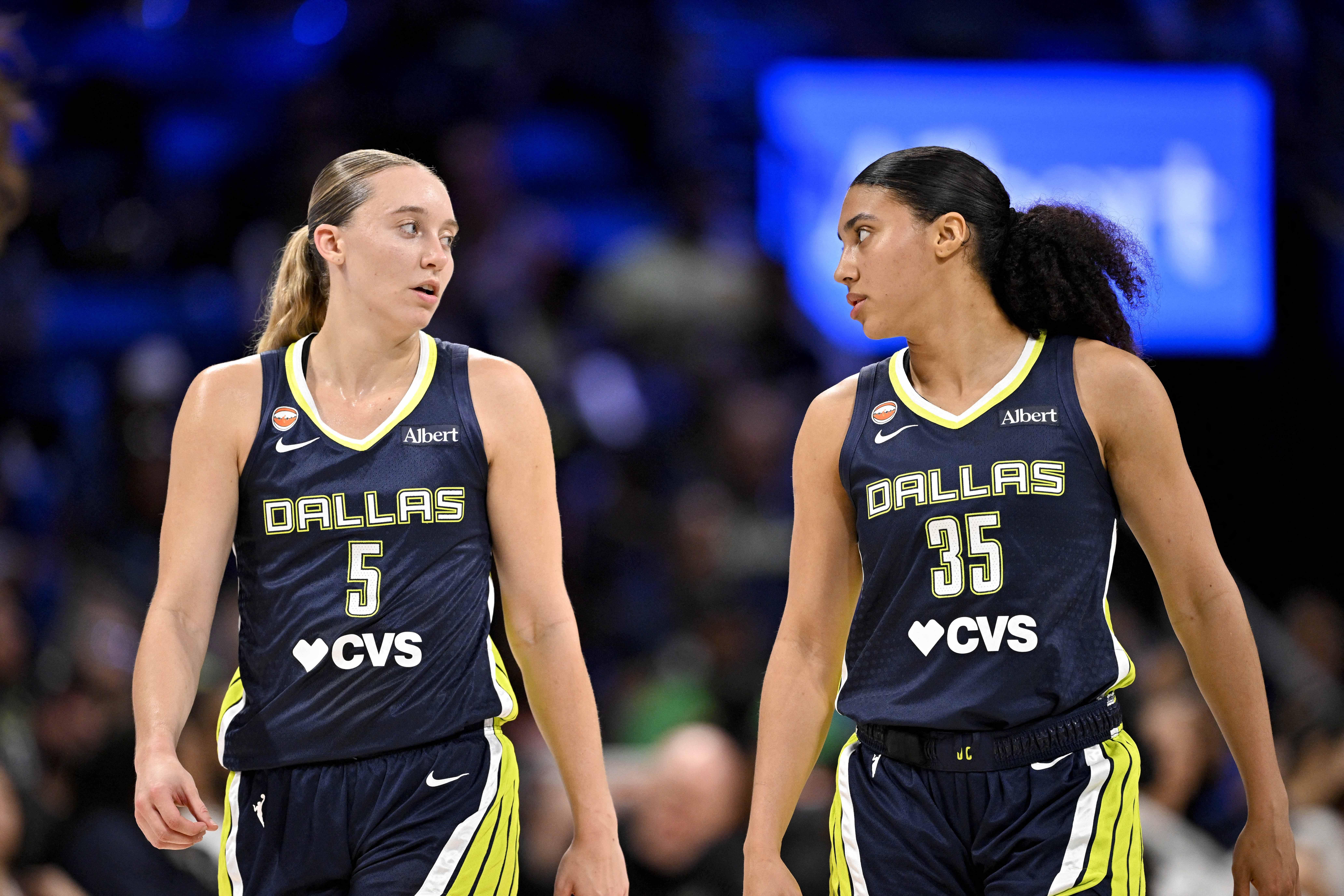 WNBA: Paige Bueckers and Azzi Fudd of the Dallas Wings