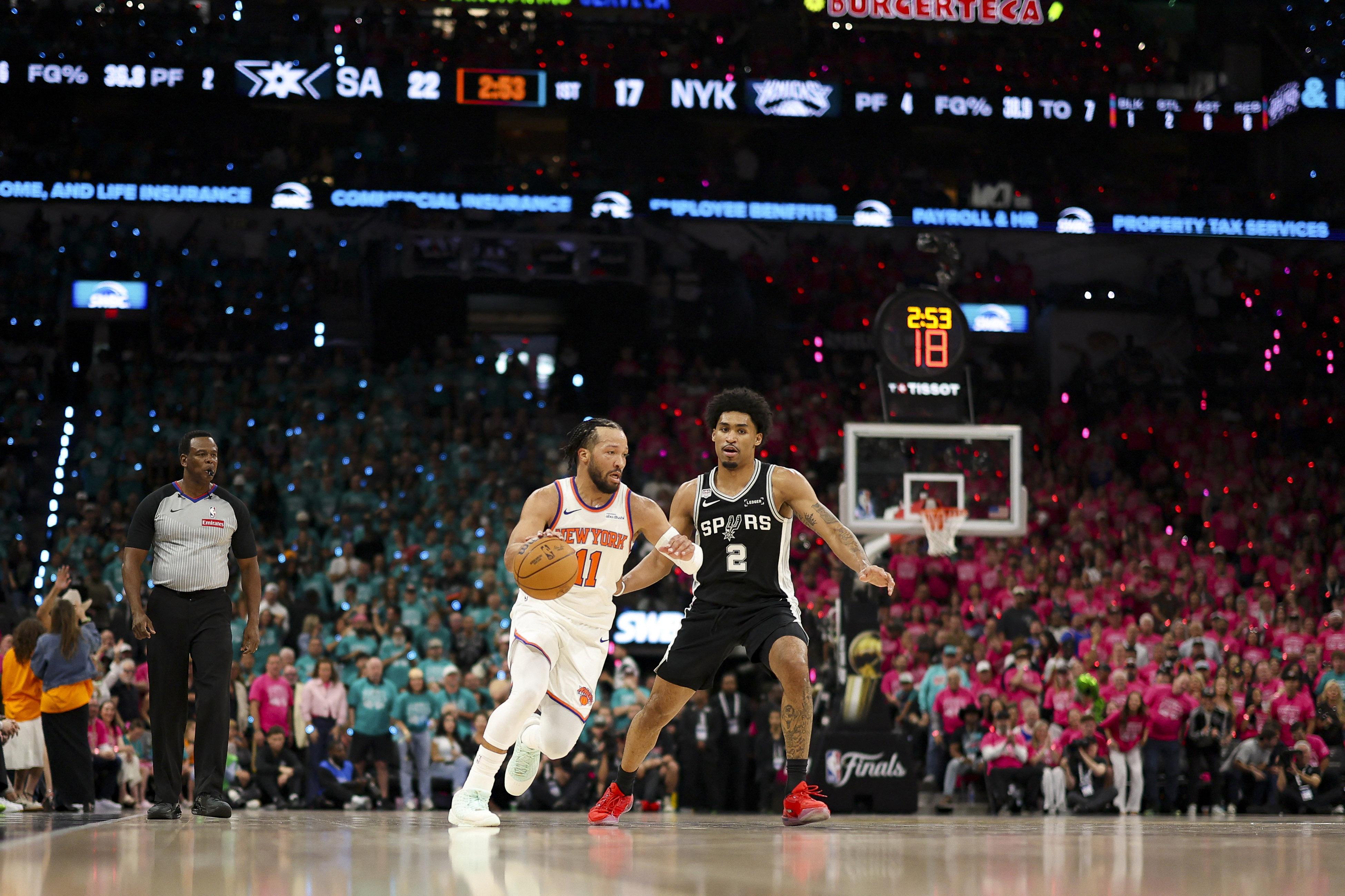 NBA: Knicks’ Jalen Brunson vs Spurs’ Dylan Harper
