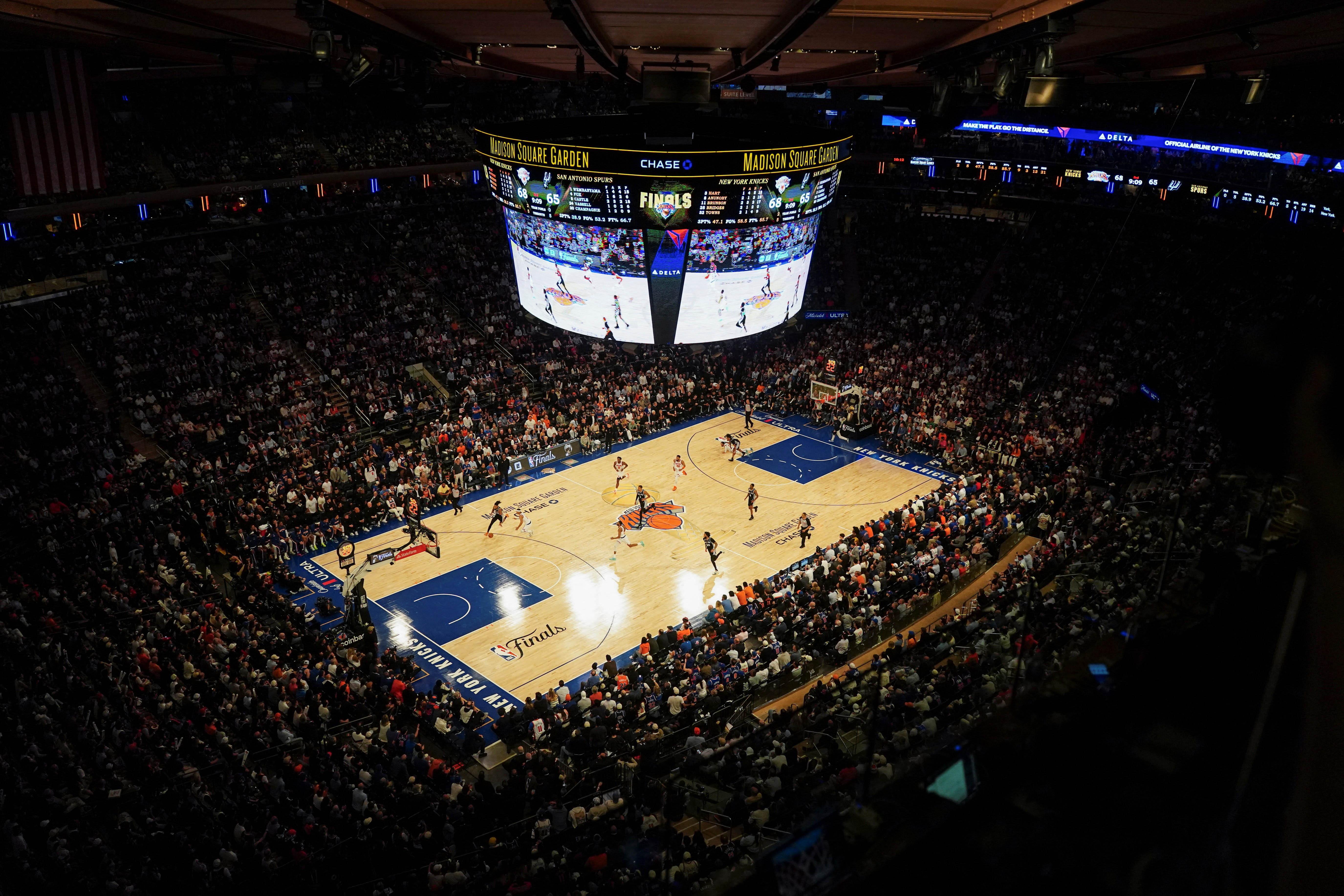 NBA Finals Game 3 in-arena view