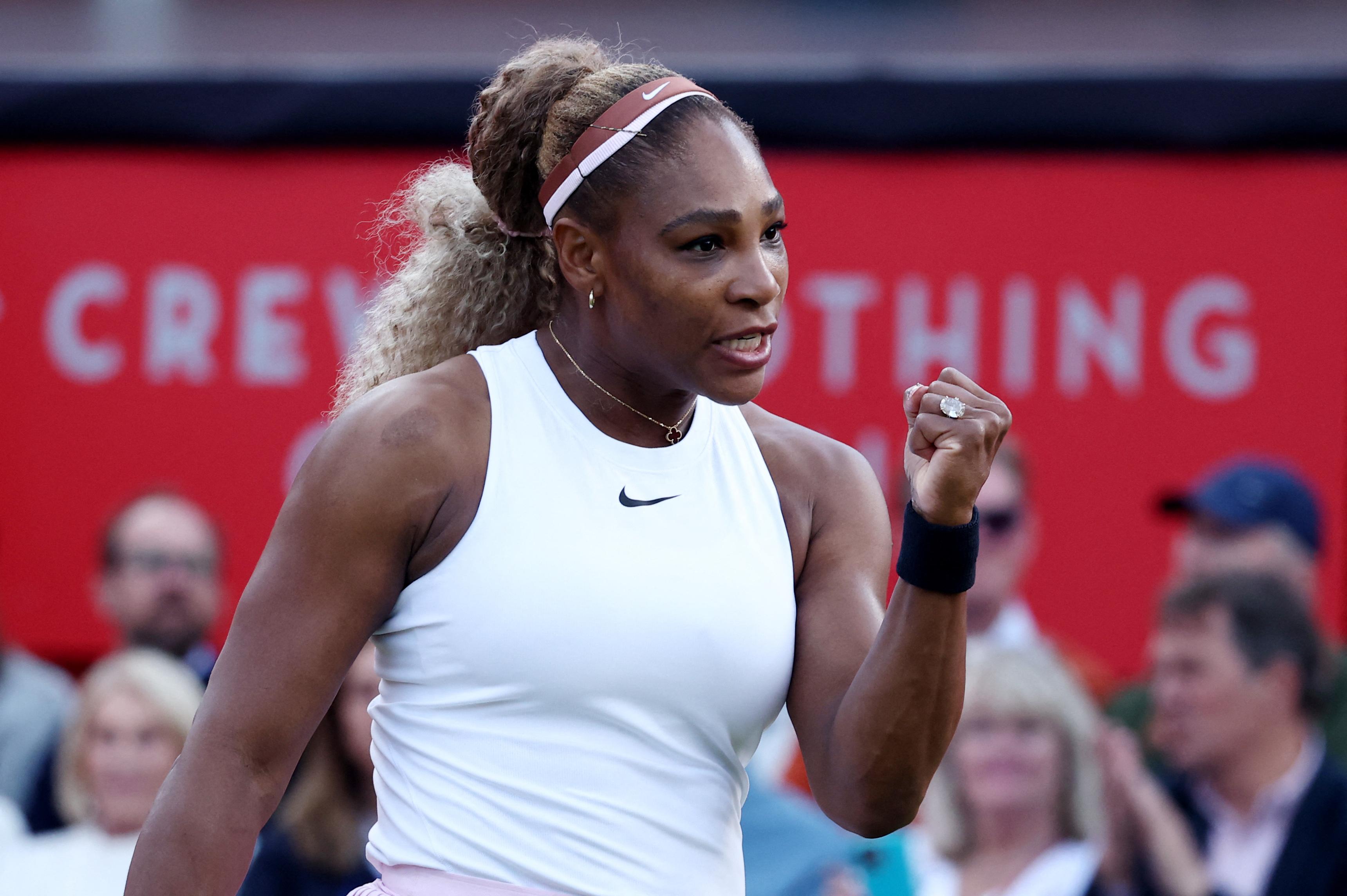Serena Williams, 44, wins doubles comeback in London