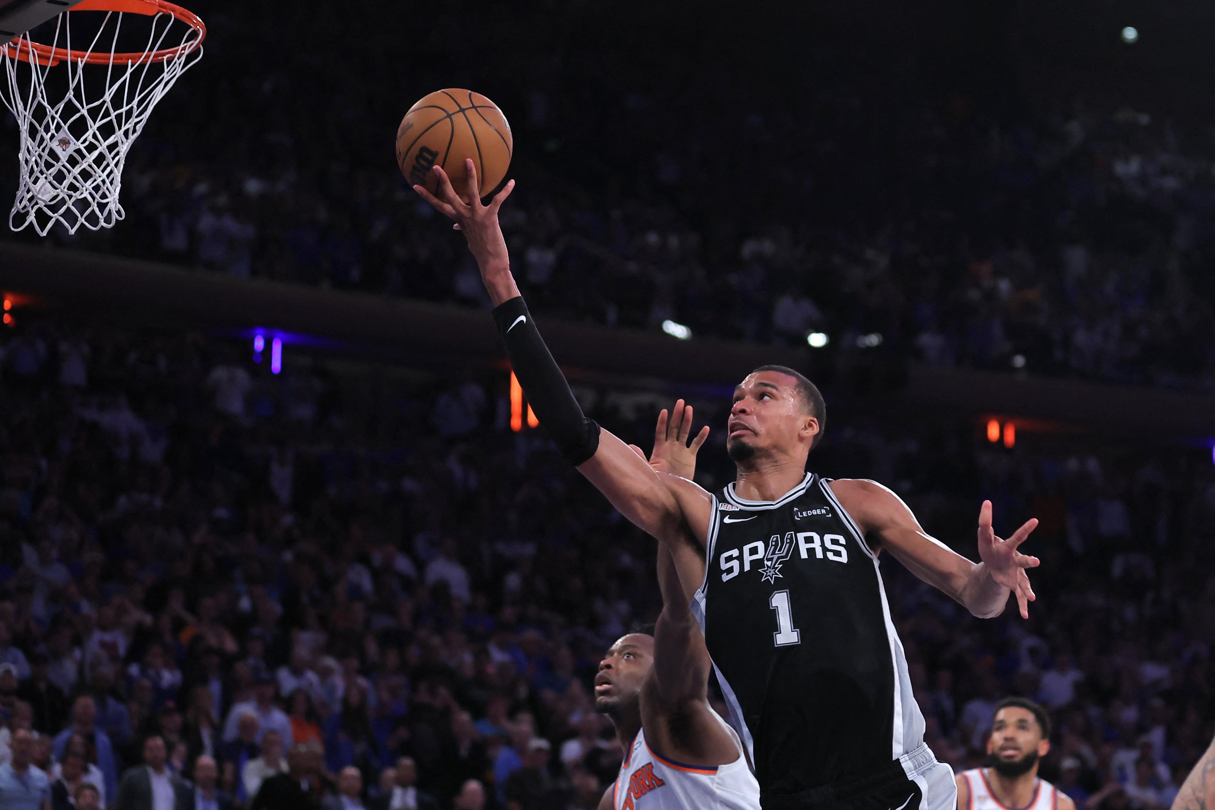 'We're over it': Wembanyama says Spurs focused on NBA Finals Game 5 after historic loss
