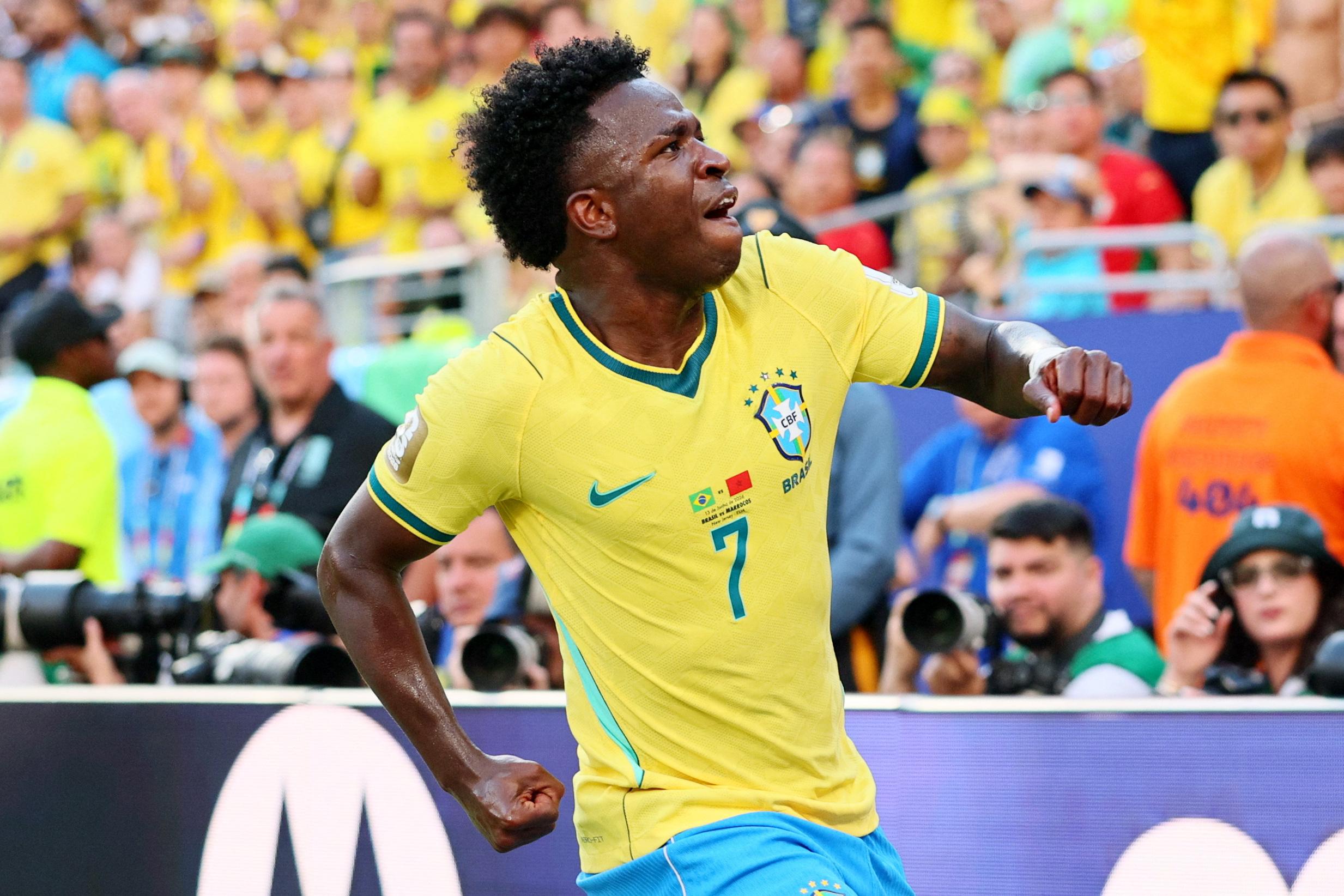 FIFA World Cup: Vinicius Junior helps Brazil rally for opening draw vs. Morocco