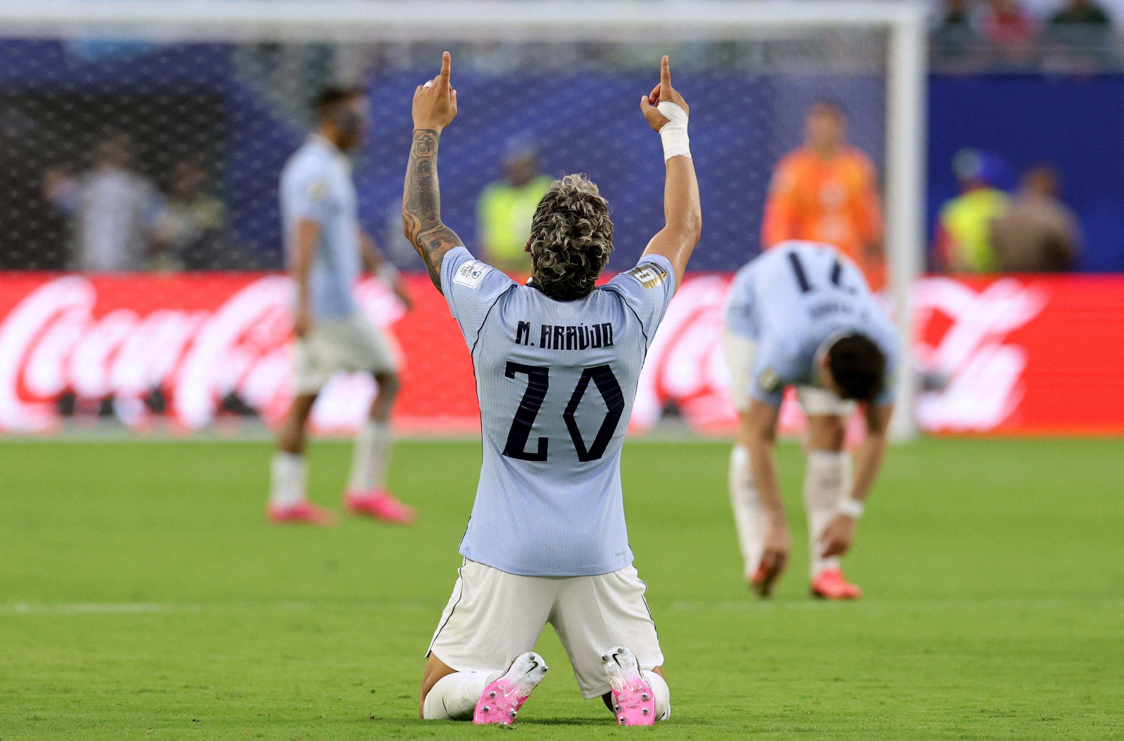 FIFA World Cup: Max Araujo of Uruguay