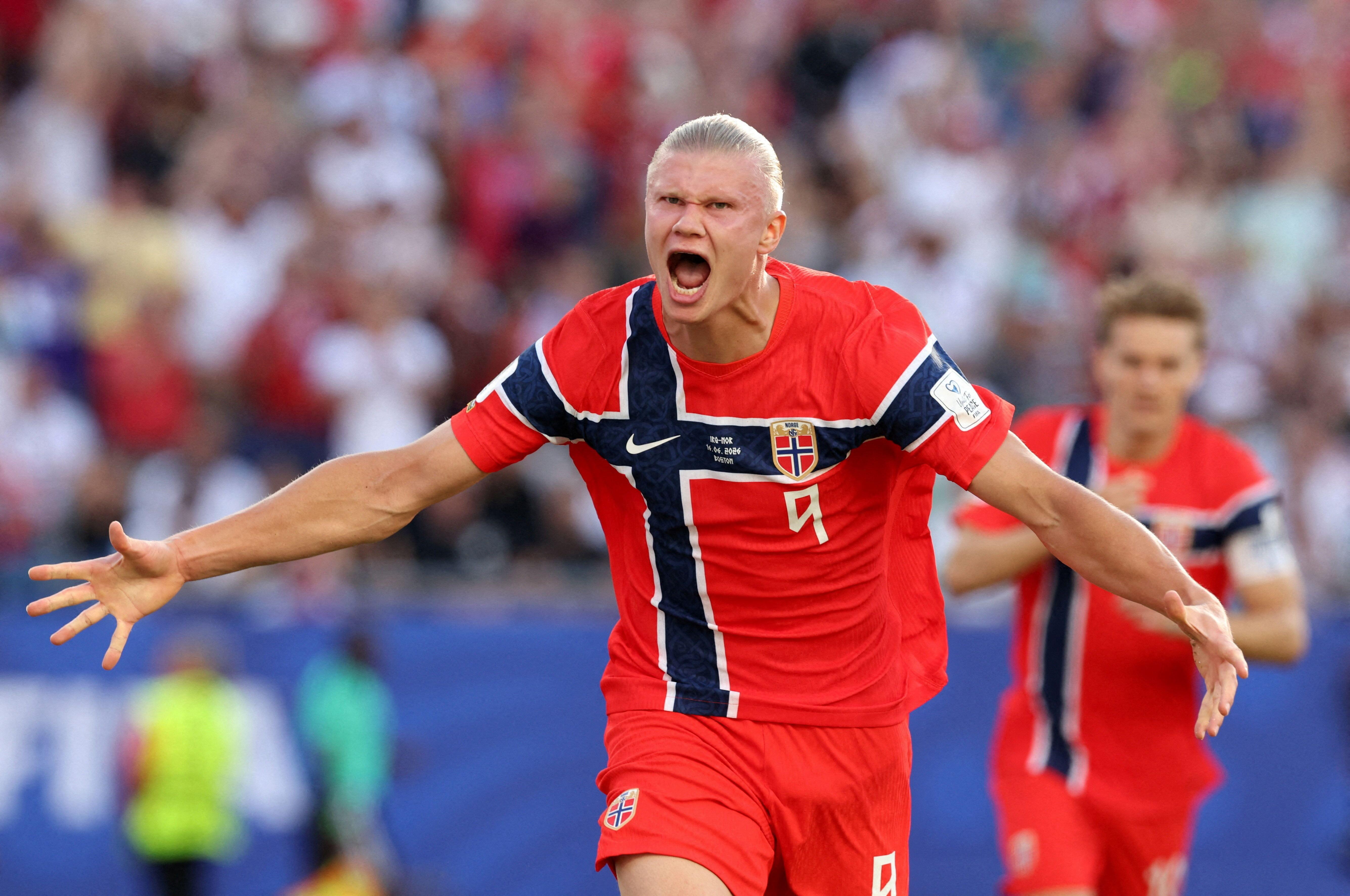 FIFA World Cup: Norway's Haaland sparkles on debut with two goals for 4-1 victory over Iraq