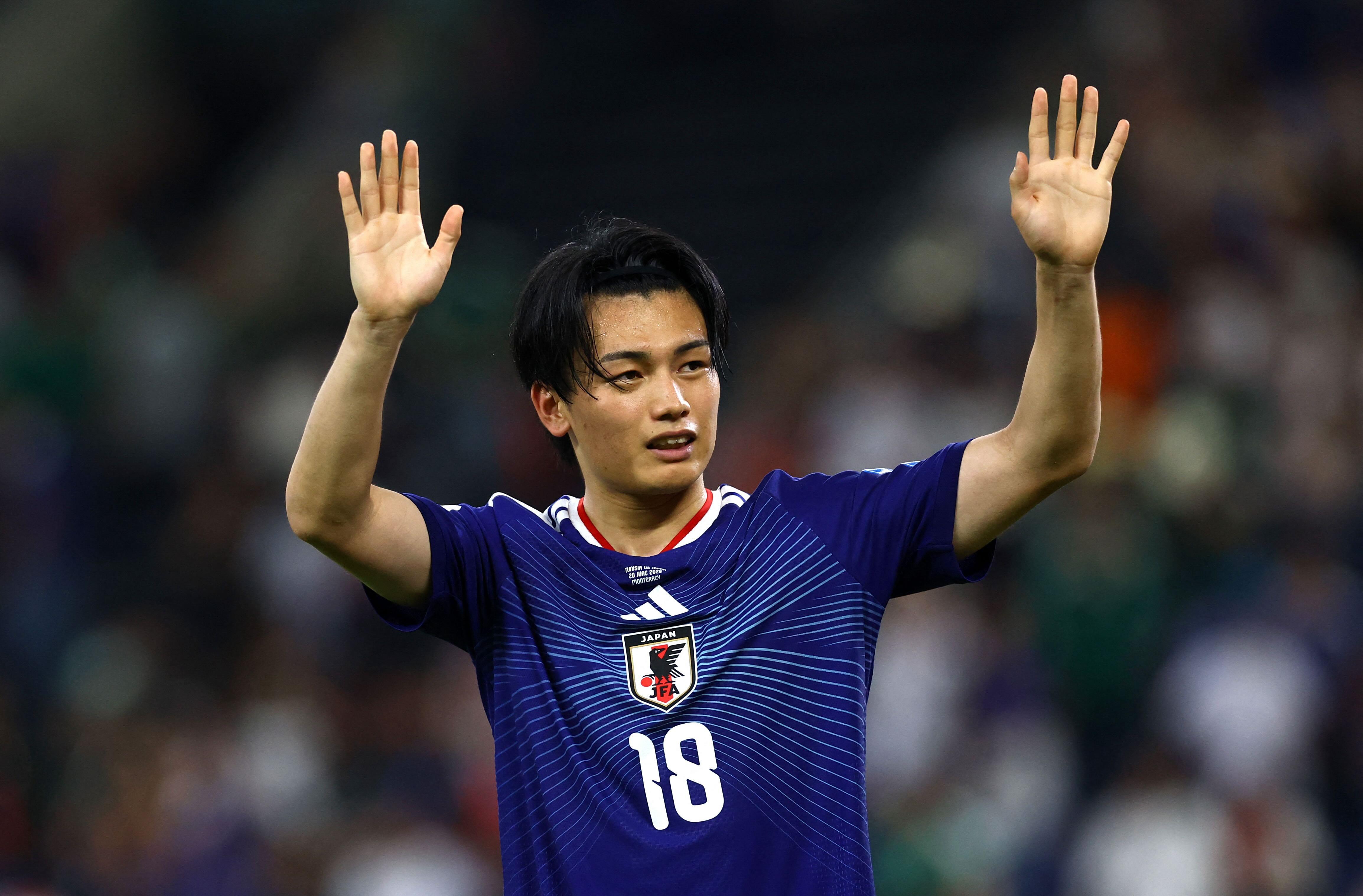 Japan rout Tunisia 4-0 as Ueda shines in FIFA World Cup's 1,000th match