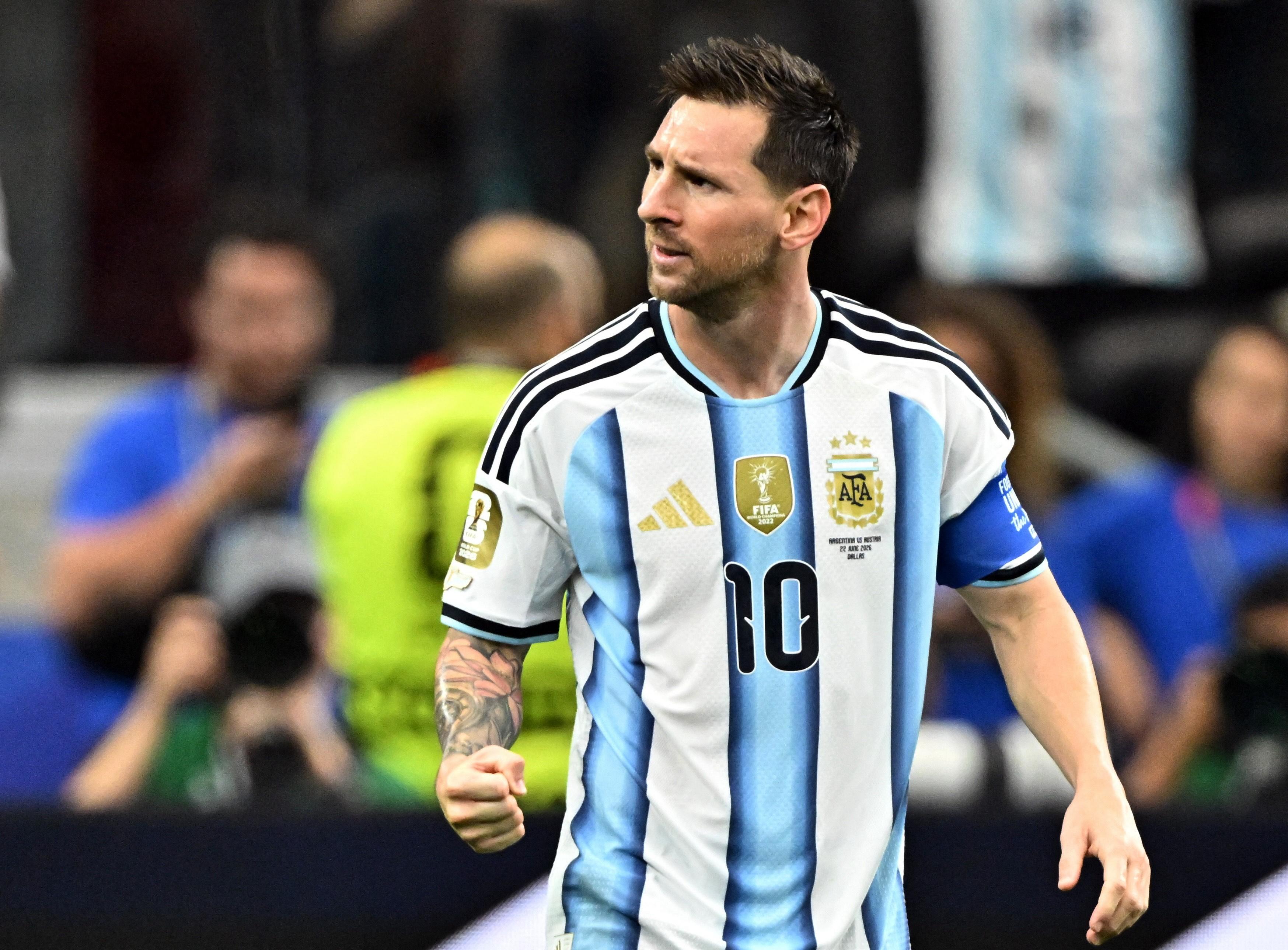 Argentina's Lionel Messi breaks FIFA World Cup goals record vs. Austria