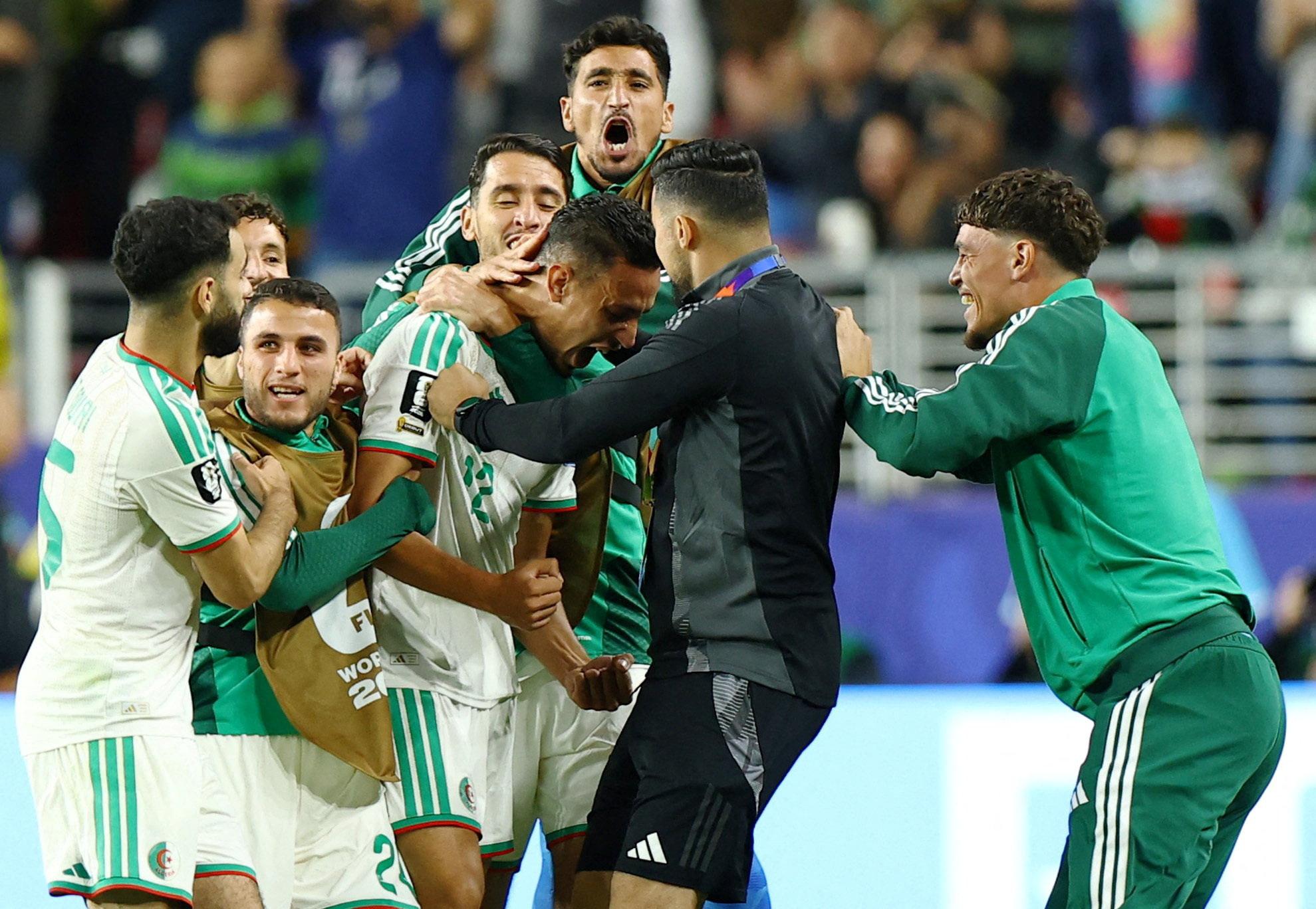 FIFA World Cup: Nadhir Benbouali of Algeria