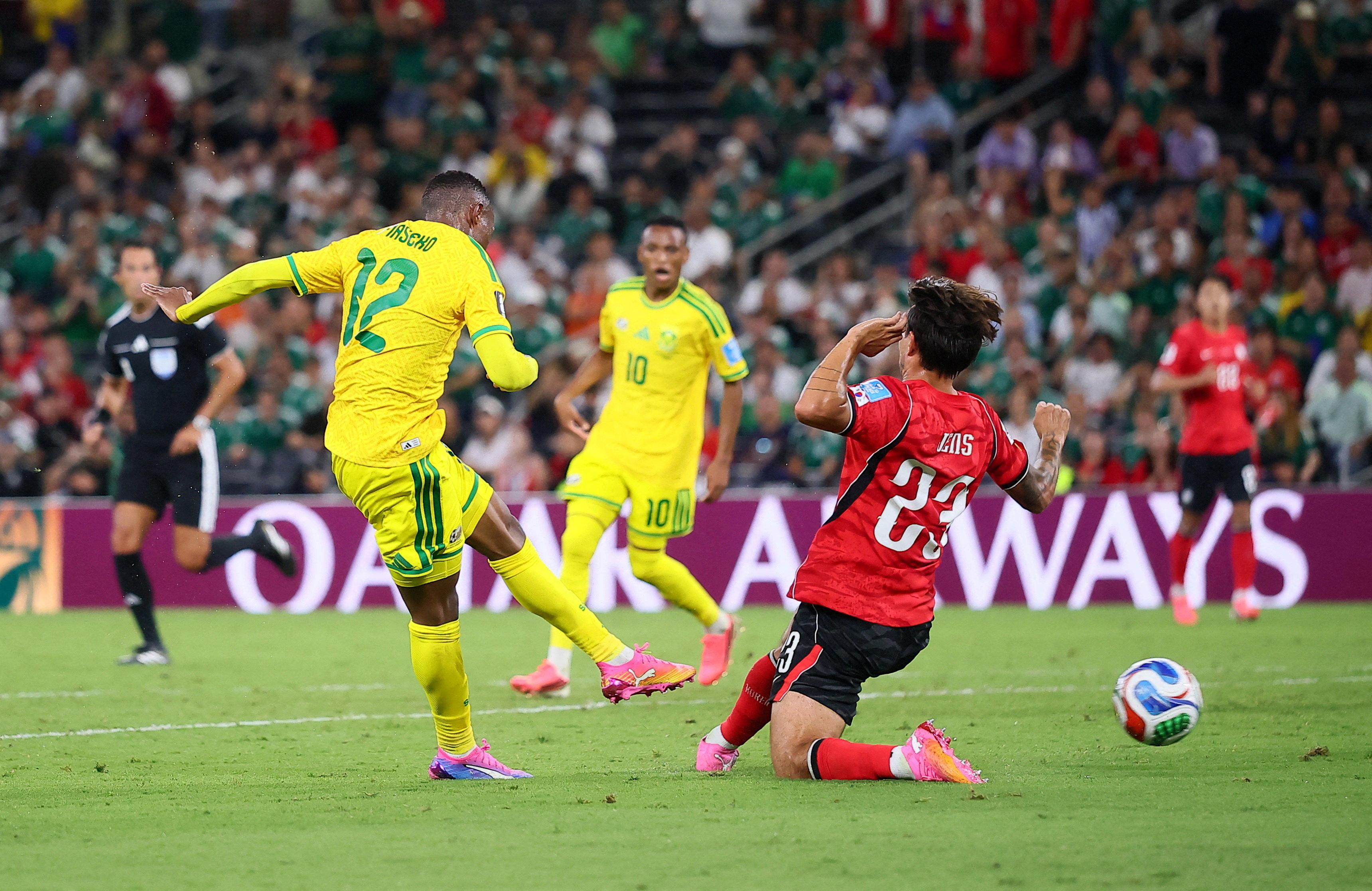FIFA World Cup: South Africa stun South Korea, advance in second place from Group A