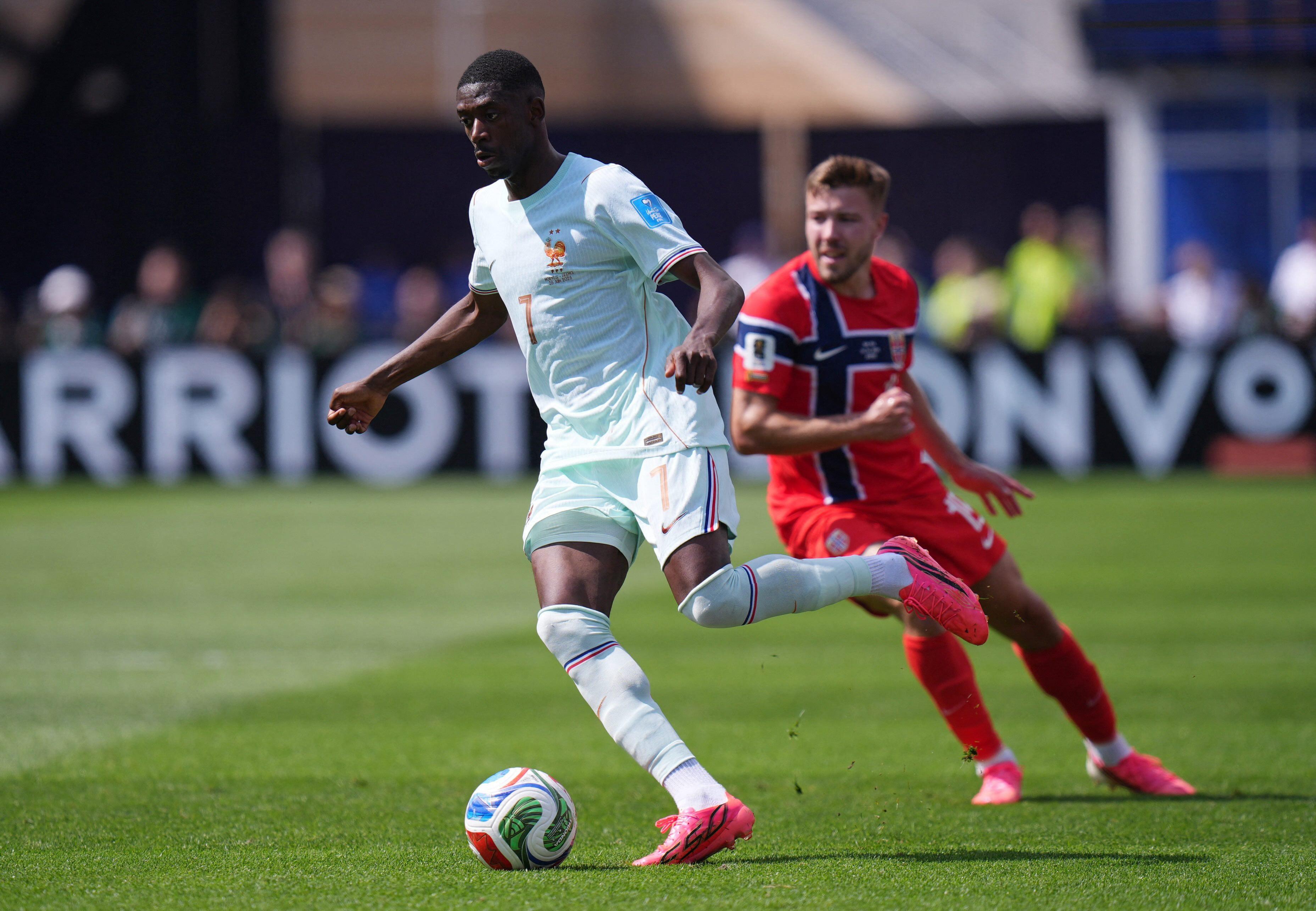 FIFA World Cup: Dembele's quick-fire treble powers France to 4-1 win over second-string Norway