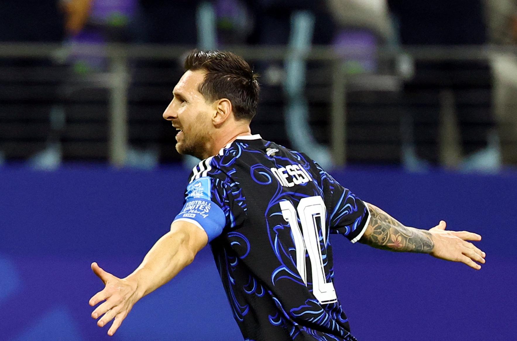 Messi becomes first player to score in seven consecutive World Cup matches