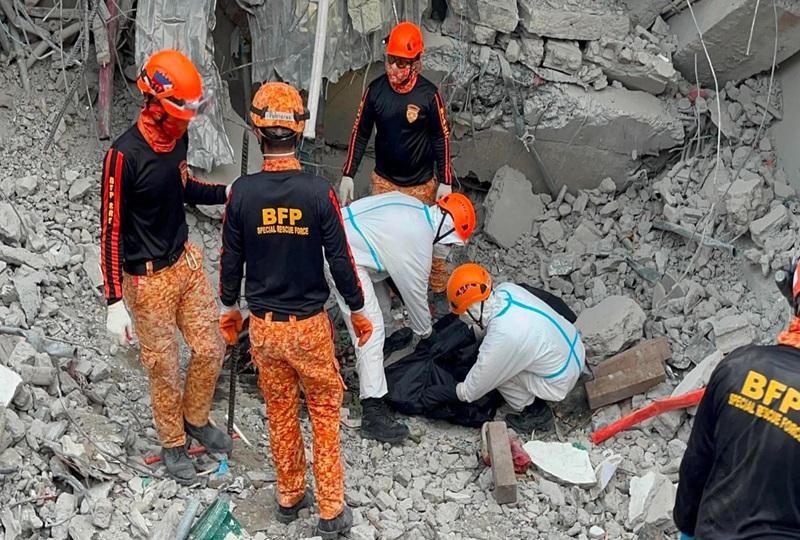Infant victim retrieved from Angeles building collapse; death toll now at 21