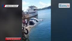 Ambulansya, nahulog sa dagat sa pantalan ng Zamboanga Sibugay