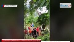 Truck na maghahatid ng relief goods sa mga biktima ng lindol, nahulog sa bangin