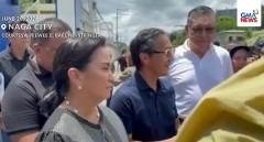 Naga City Mayor Leni Robredo and DPWH Sec. Vince Dizon