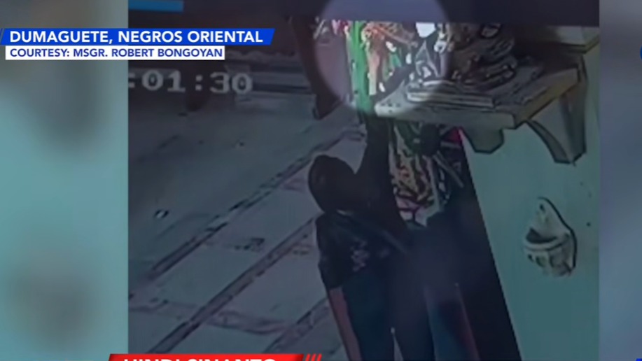 Woman steals hand of antique religious image from Dumaguete Cathedral