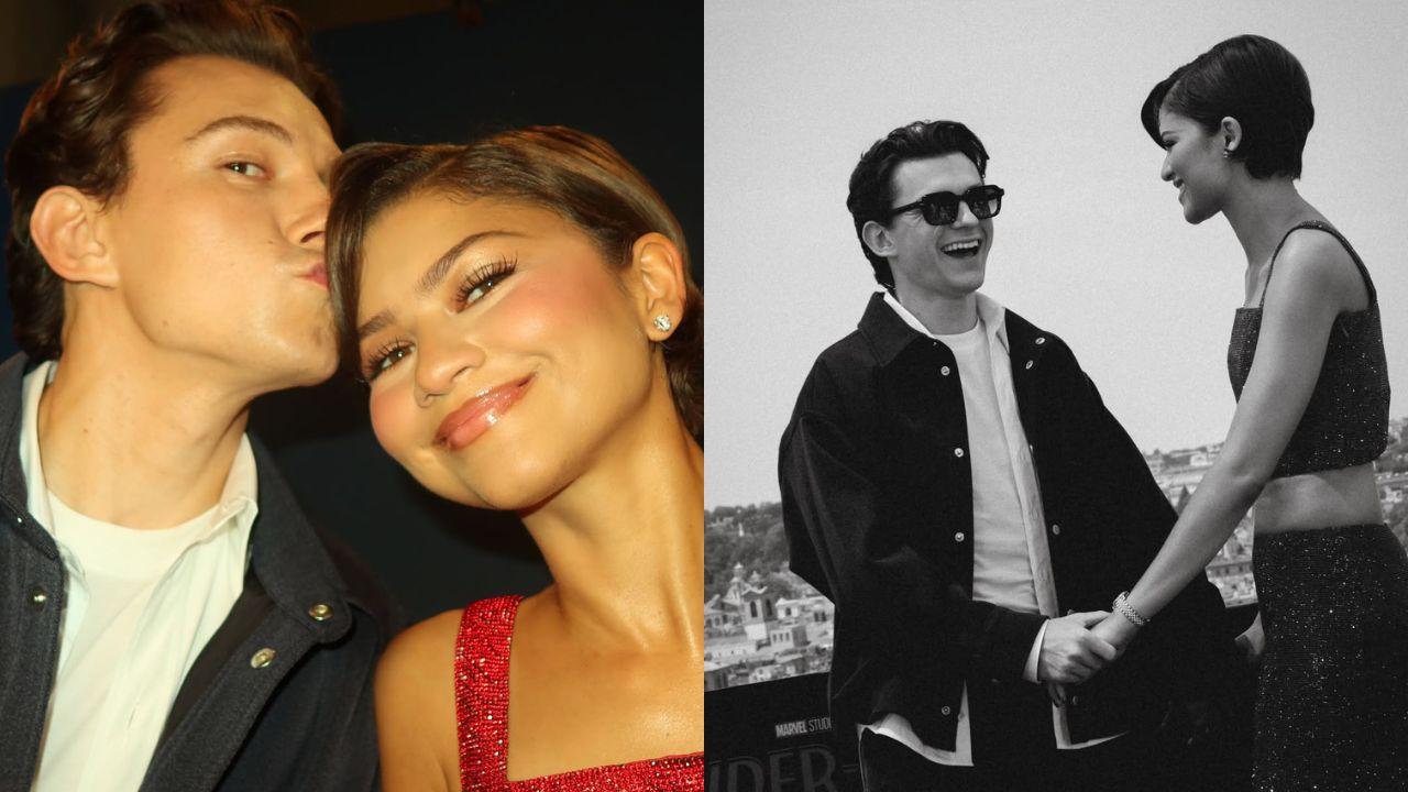 Tom Holland, Zendaya post rare couple pics from 'Spider-Man 4' press tour in Rome