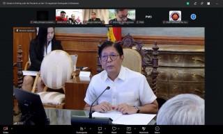 Marcos holds situation briefing after magnitude 7.8 Mindanao earthquake