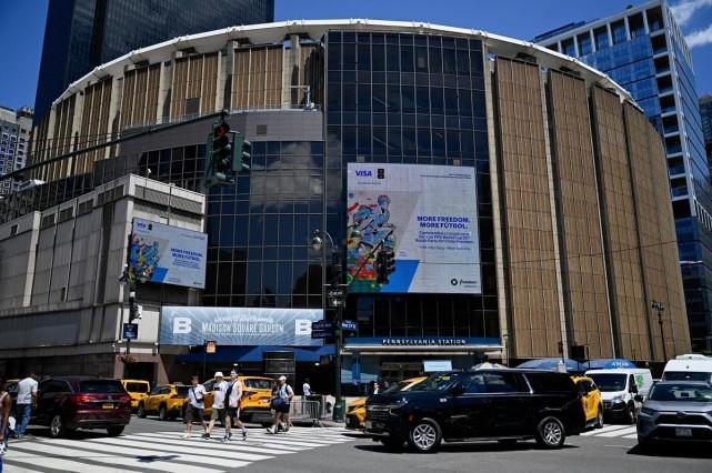 People walk past Madison Square Garden in Manhattan, in New York City, June 24, 2026. REUTERS/ Vincent Alban