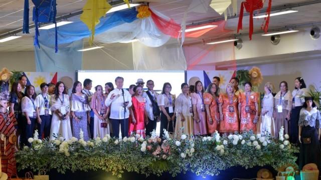 Philippine Independence Day Association (PIDA) officers stand on stage together with members of the various working committees that helped organize the celebration of the 128th anniversary of Philippine Independence held on June 14, 2026 in Rome, Italy. PIA GONZALEZ ABUCAY