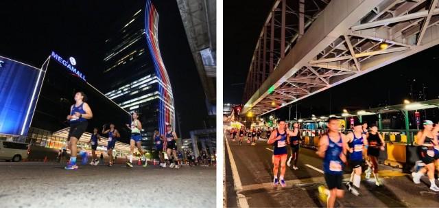 Runners took on the historic EDSA route, connecting SM Mall of Asia and SM North EDSA, with the course passing SM Megamall and crossing the iconic Guadalupe Bridge before looping back to SM Mall of Asia