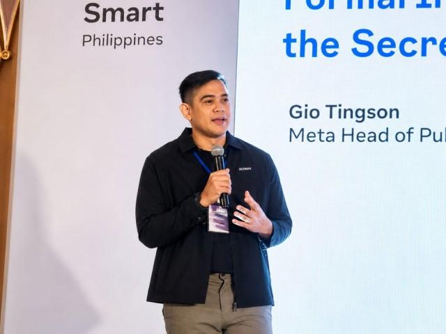 Meta Philippines head of public policy Gio Tingson (Photo: Mariel Celine Serquiña)