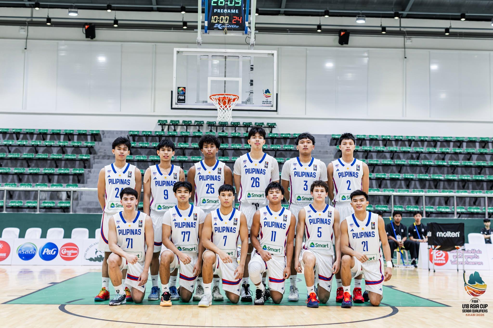 Gilas Pilipinas Boys down Thailand, advance to FIBA U18 Asia Cup SEABA Qualifiers semis