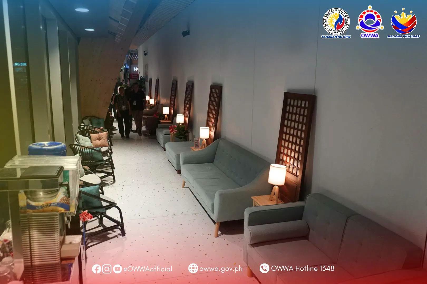 New OFW Lounge opened at Mactan-Cebu International Airport