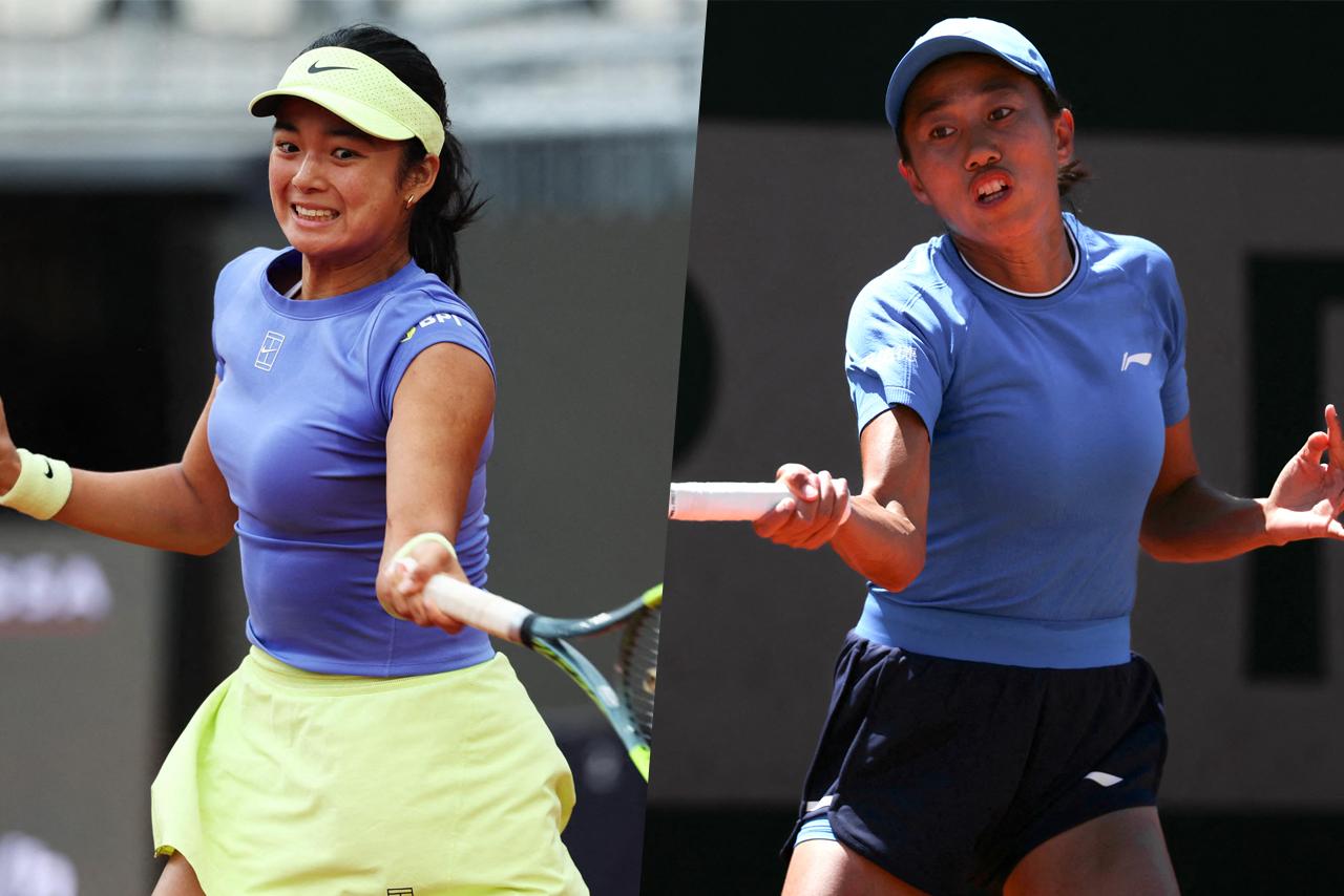 Alex Eala and Zhang Shuai