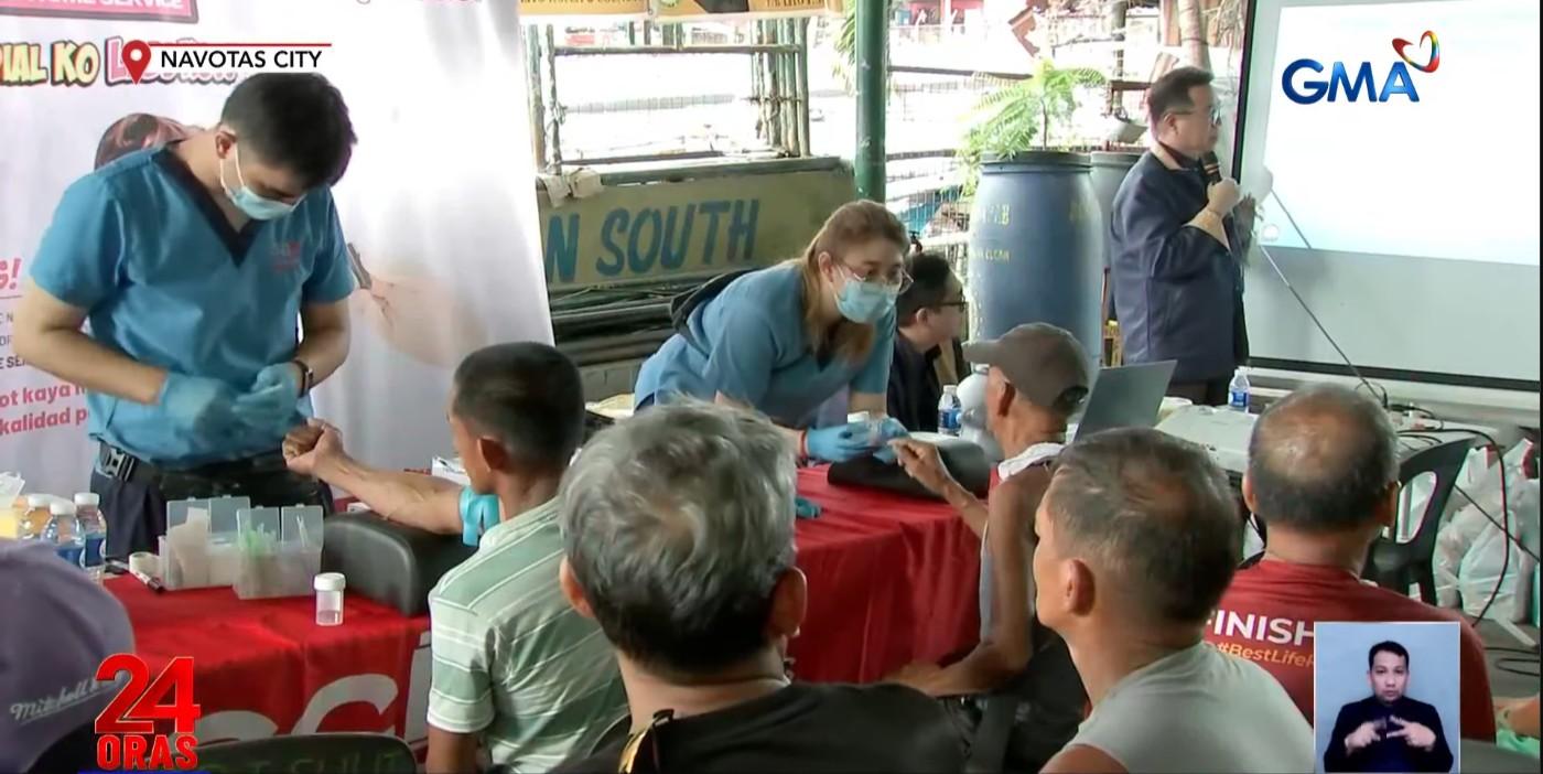 100 fathers in Navotas receive free medical services through GMA Kapuso Foundation 