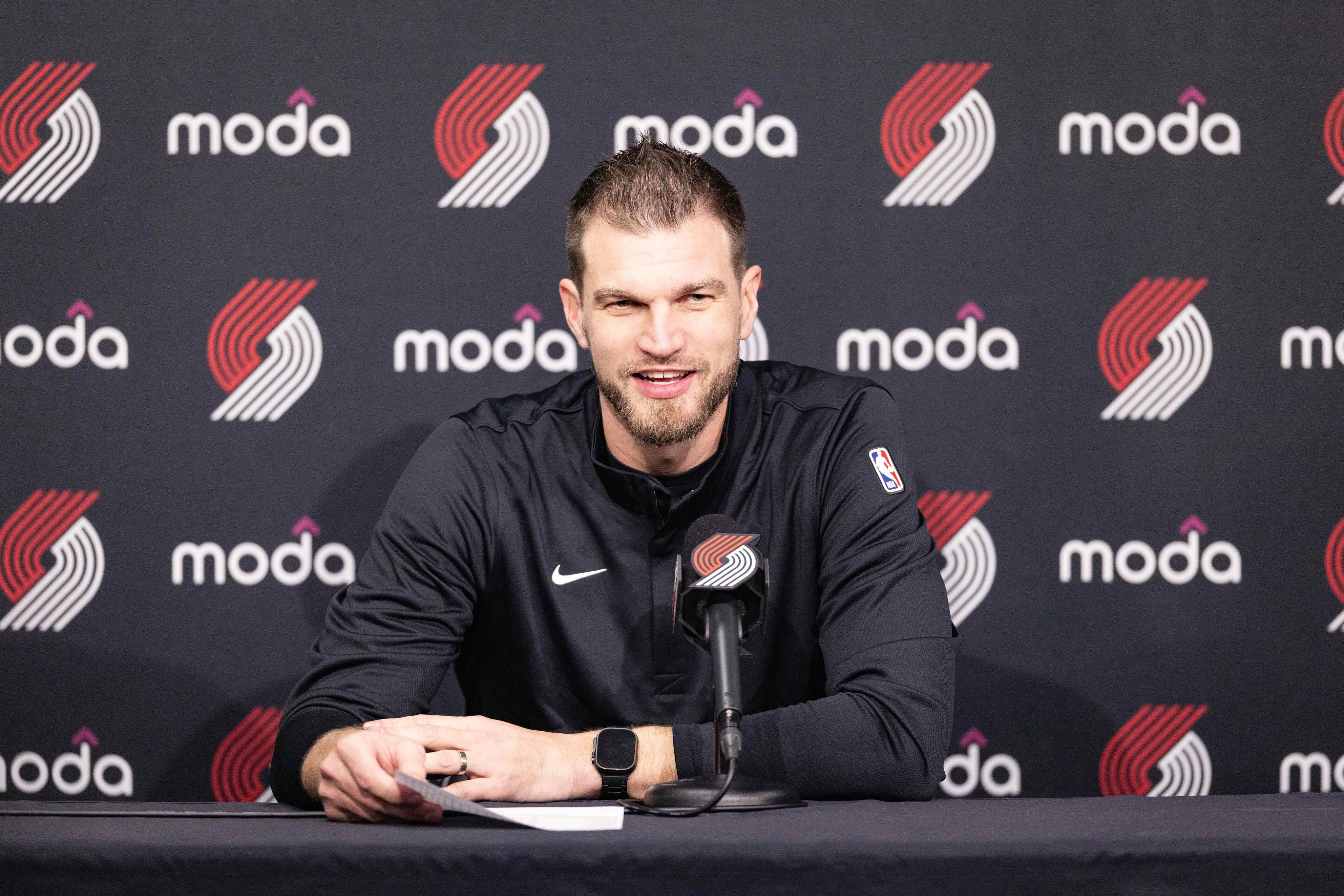 NBA: Tiago Splitter, coach of the Portland Trail Blazers