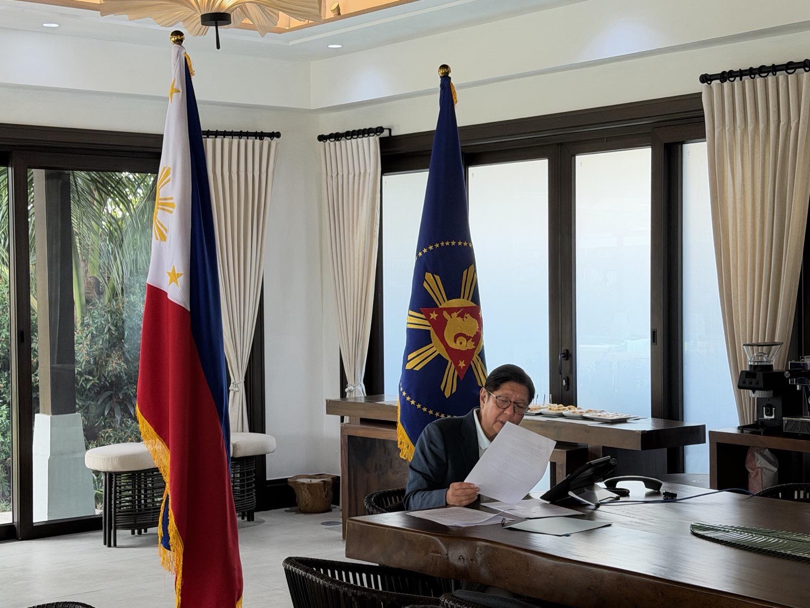 Marcos holds phone call with US Secretary of State Rubio