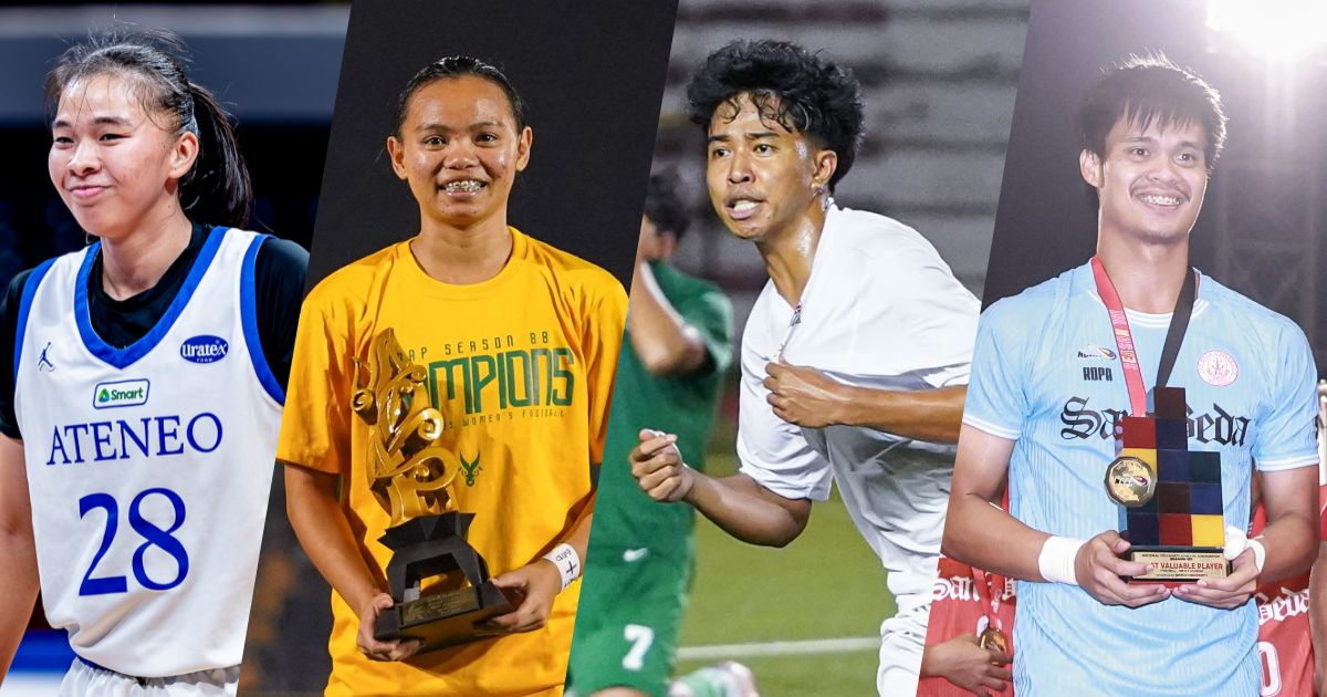 Kacey dela Rosa to receive special citation from Collegiate Press Corps; Rebosura, Bation, Pellejo named Football Players of the Year