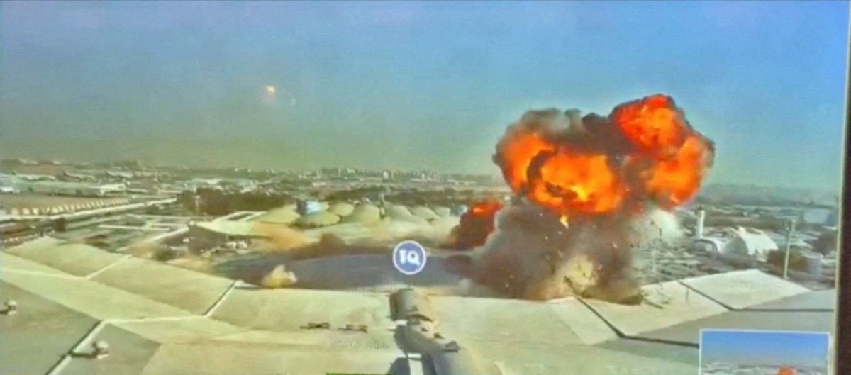 Kuwait International Airport hit by air strike