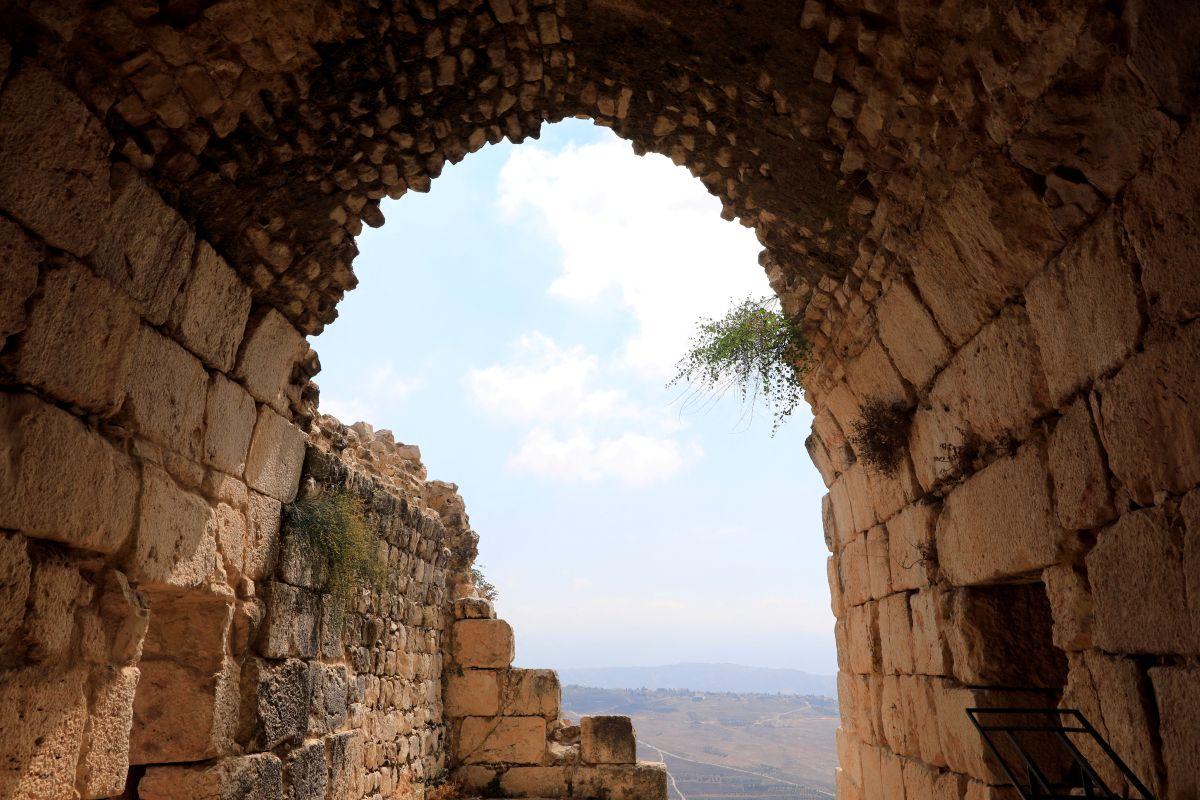 Beaufort or Belfort Castle near Arnoun, Lebanon