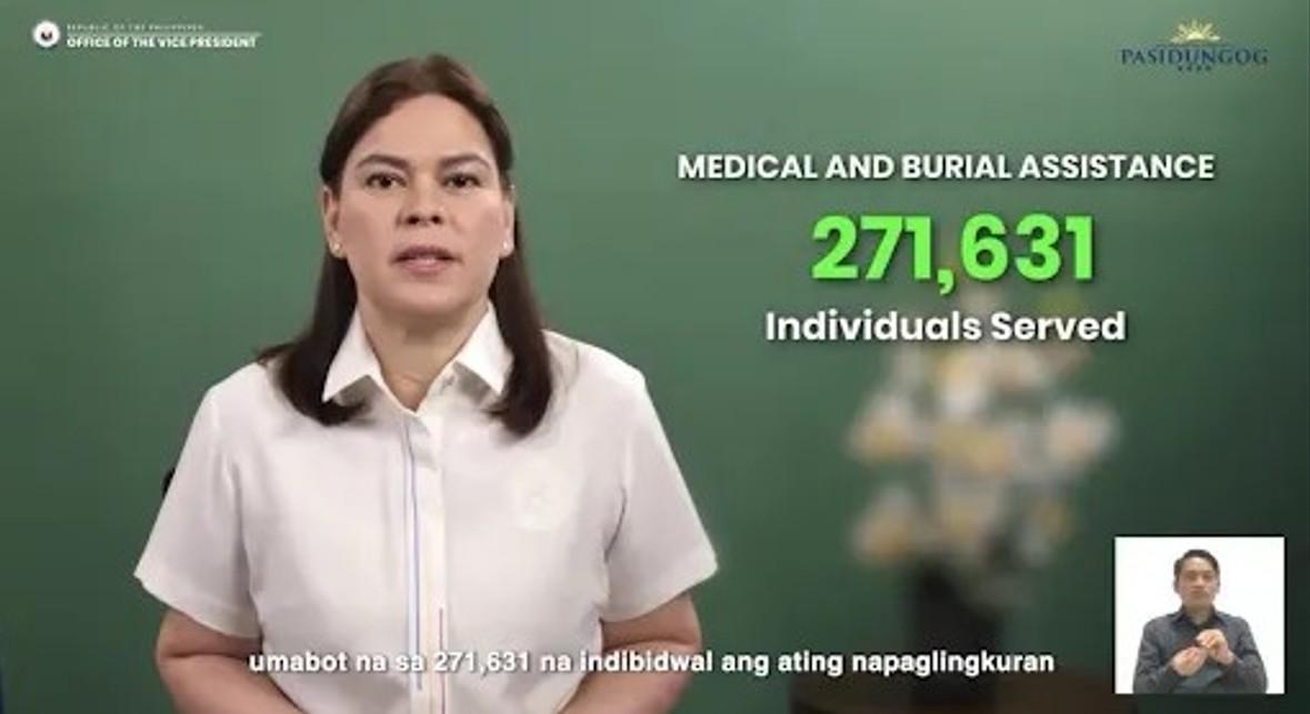 OVP: Over 271,000 Filipinos received aid under assistance programs