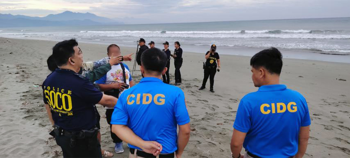 Police reconstruct crime scene where Ateneo players drowned in Aurora