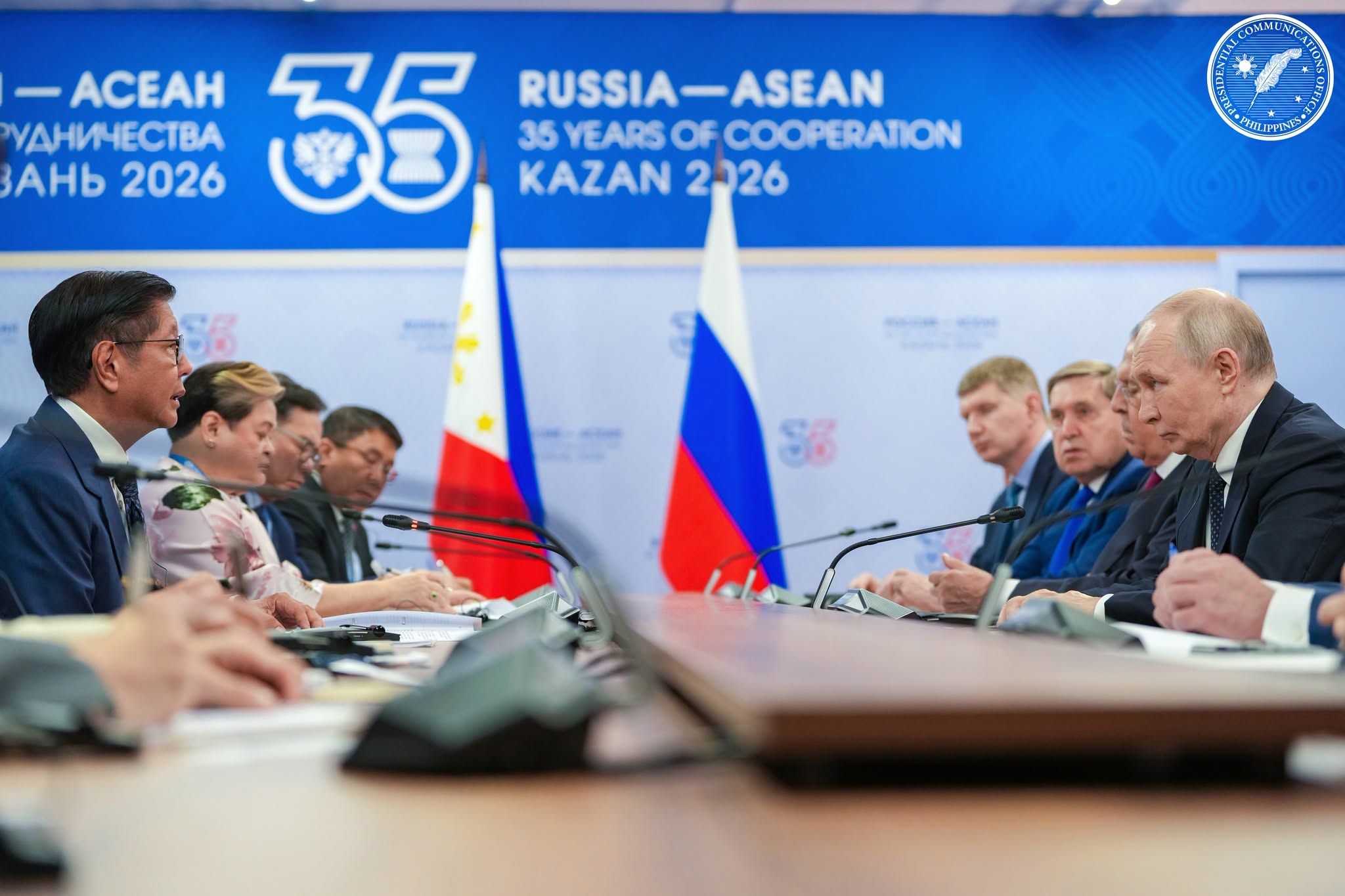 Marcos, Putin discuss boosting trade ties at bilateral meeting in Russia