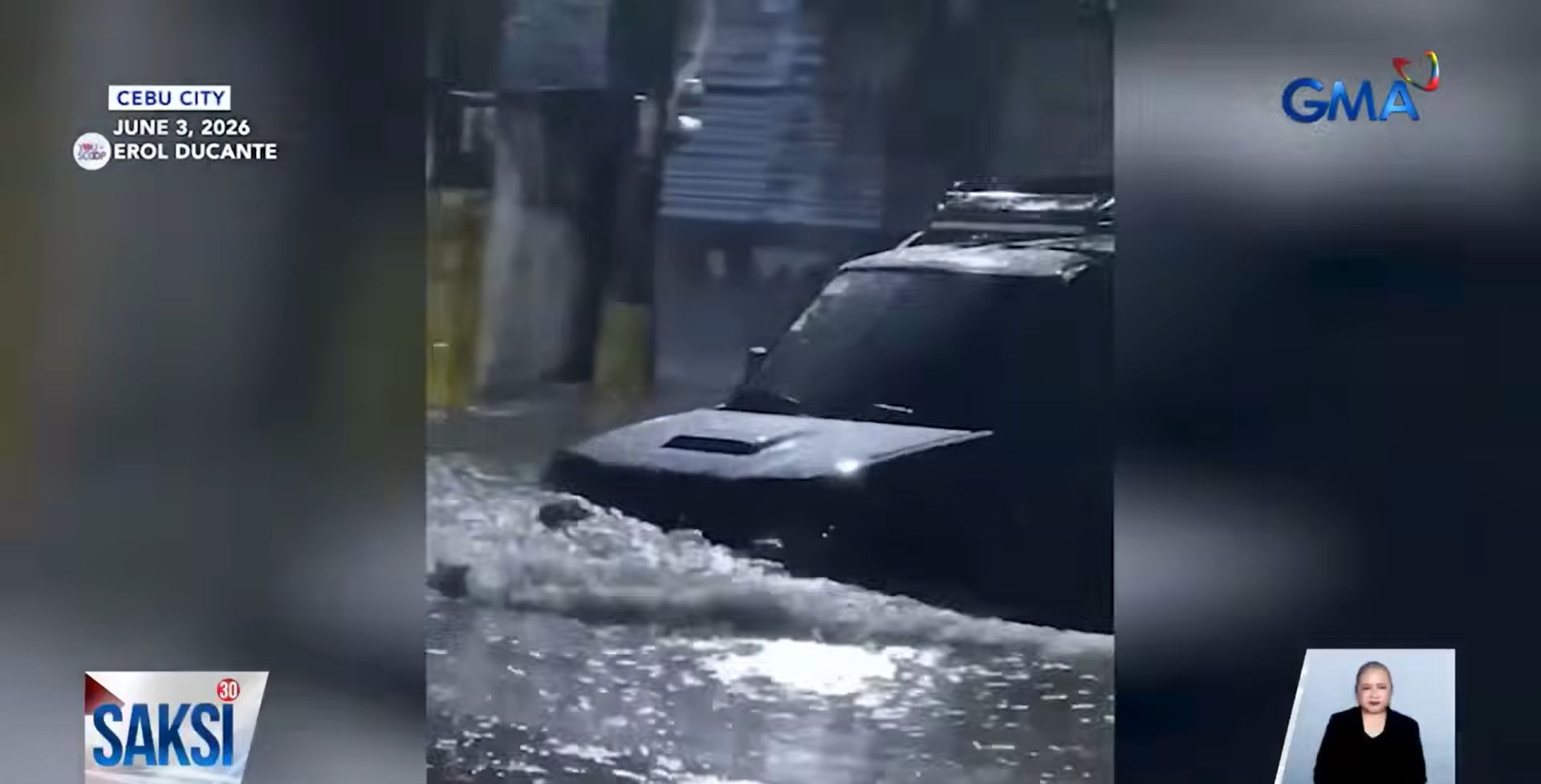 Waist-deep flooding hits parts of Cebu City