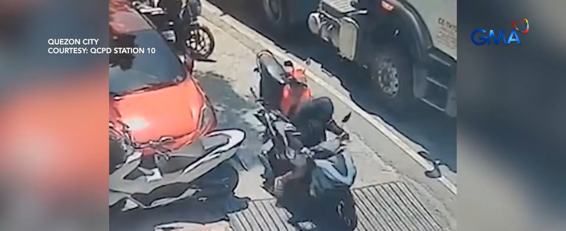 Lalaki, huli nang tangayin ang nakaparadang motorsiklo ng construction worker sa QC
