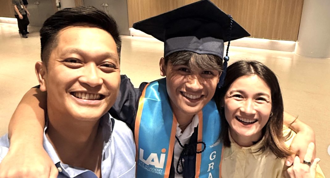 Camille Prats proud of son Nathan as he graduates high school