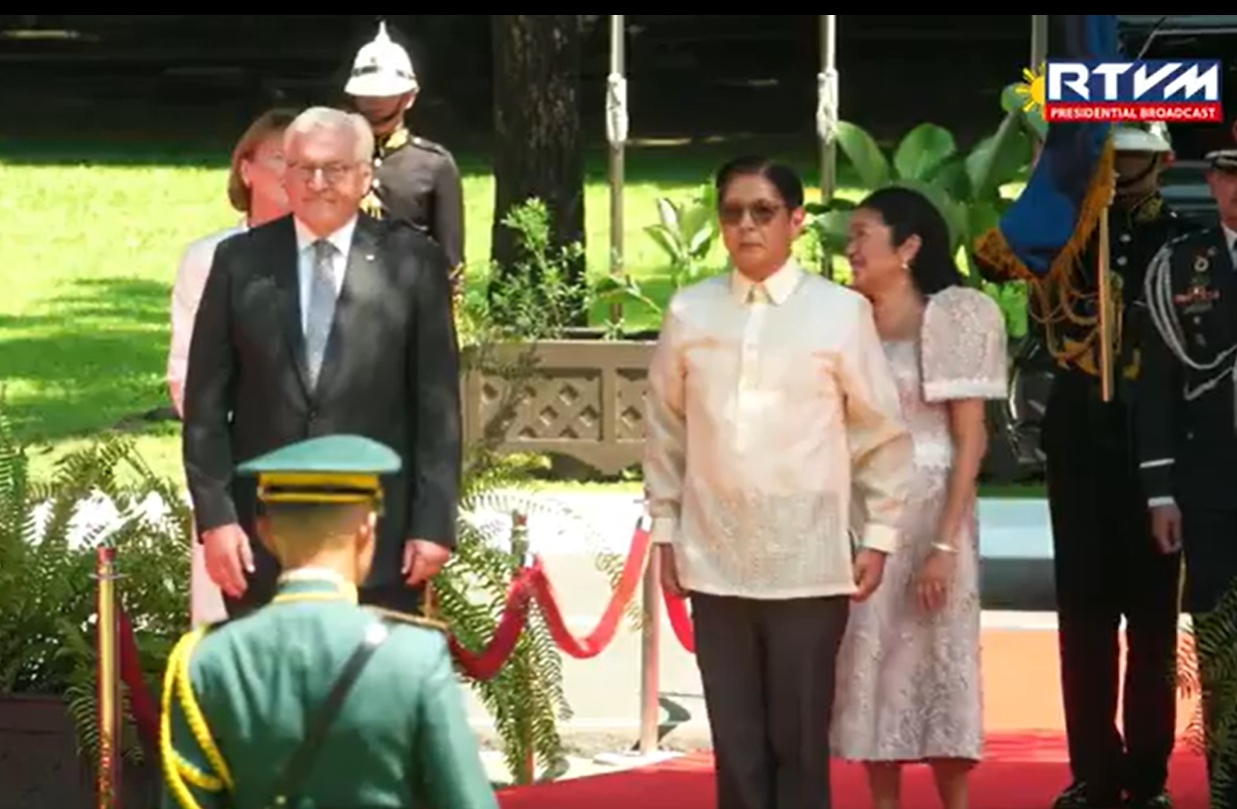 Marcos hosts German President Steinmeier in Malacañang