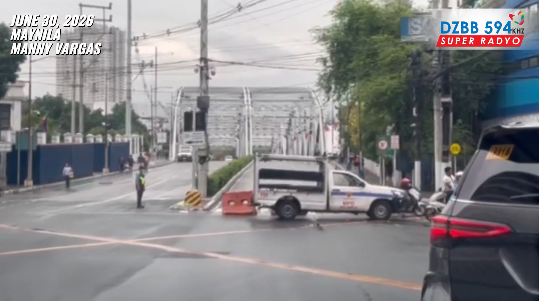 Some roads, bridges leading to Malacañang closed amid rallies