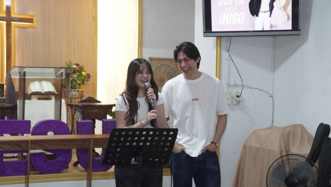 Sofia Pablo, Iñigo Jose hold charity event in Mandaluyong church