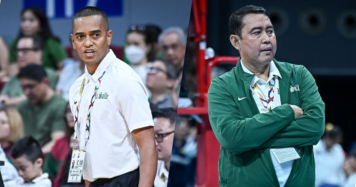 La Salle coaches Topex Robinson, Ramil de Jesus banner Collegiate Press Corps Coaches of the Year awardees